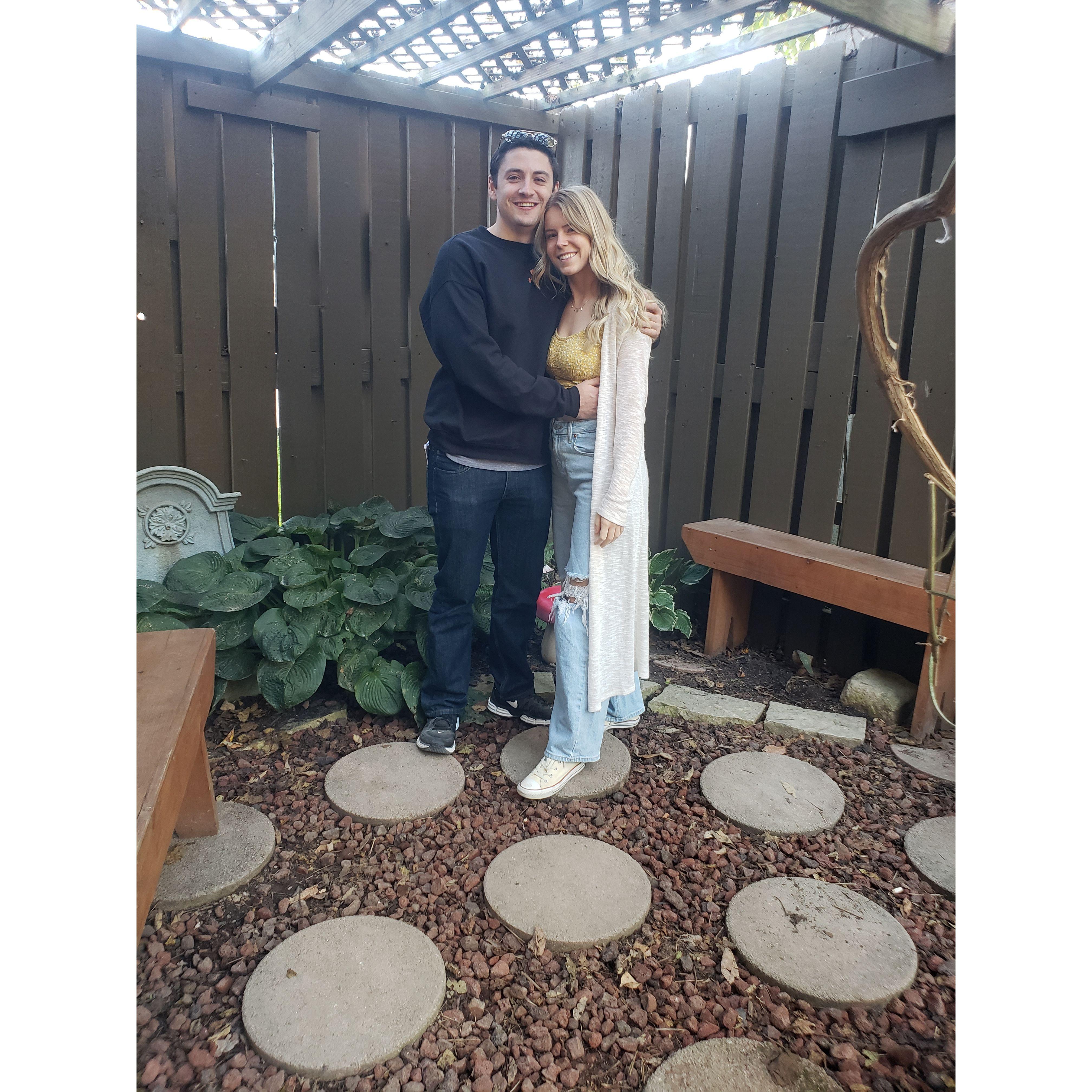 Our first year at the renaissance fair together. 