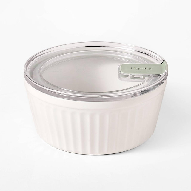 Round Stoneware Food Storage Container - Figmint™