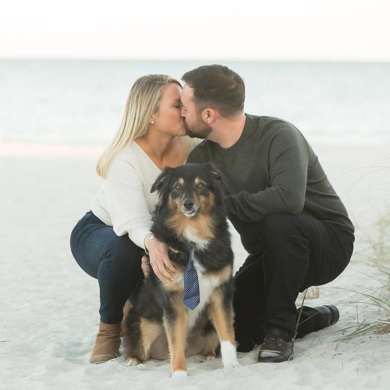 Us with our first baby