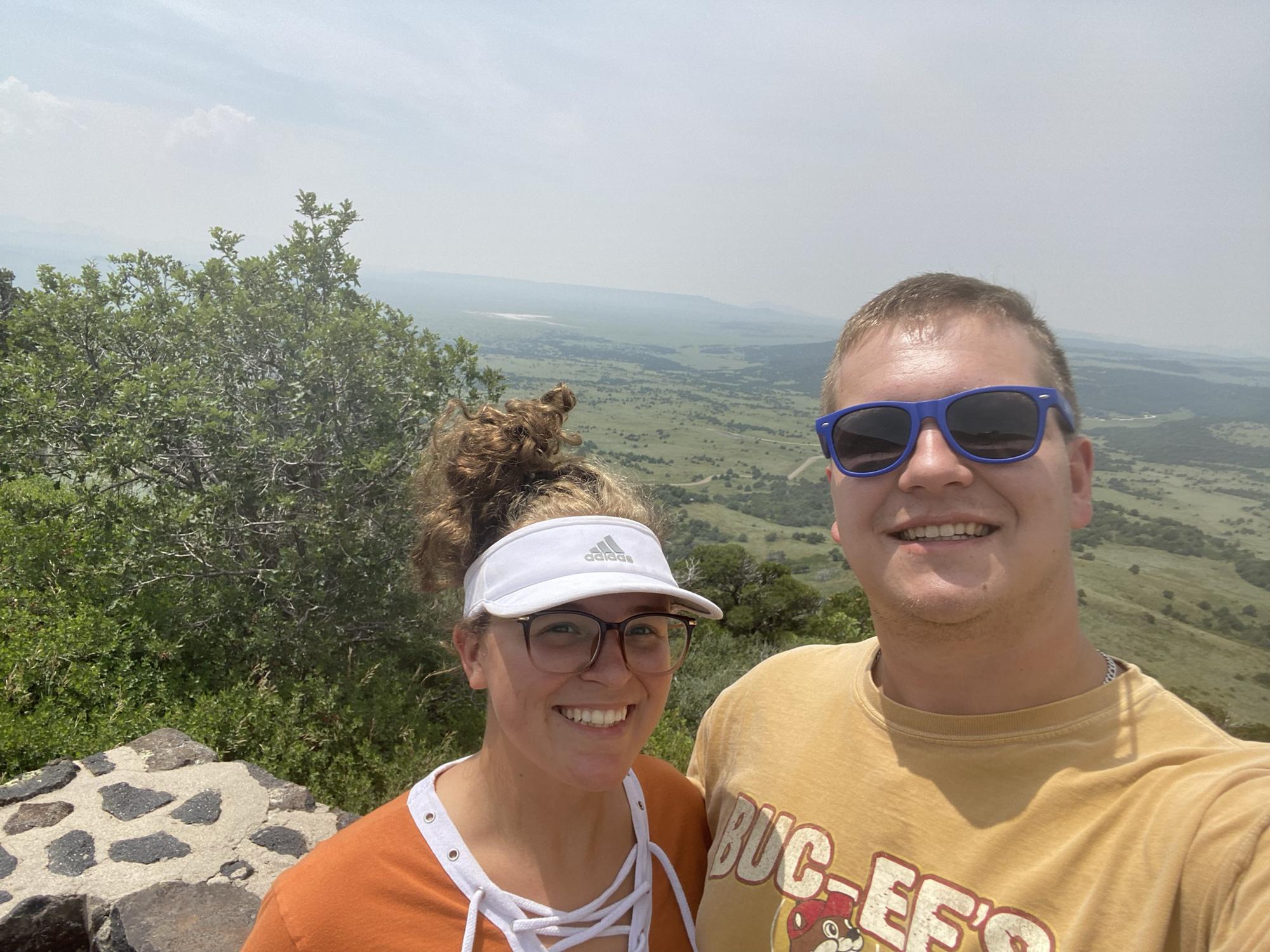 On a mountain somewhere