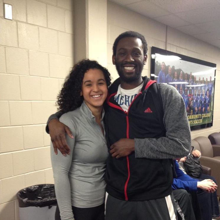 Weekend games to watch Dre play JUCO were a big reason that Maya & Dre saw each other. In fact, the first time they ever met each other in person was after a bad loss in Rochester on Valentines Day!