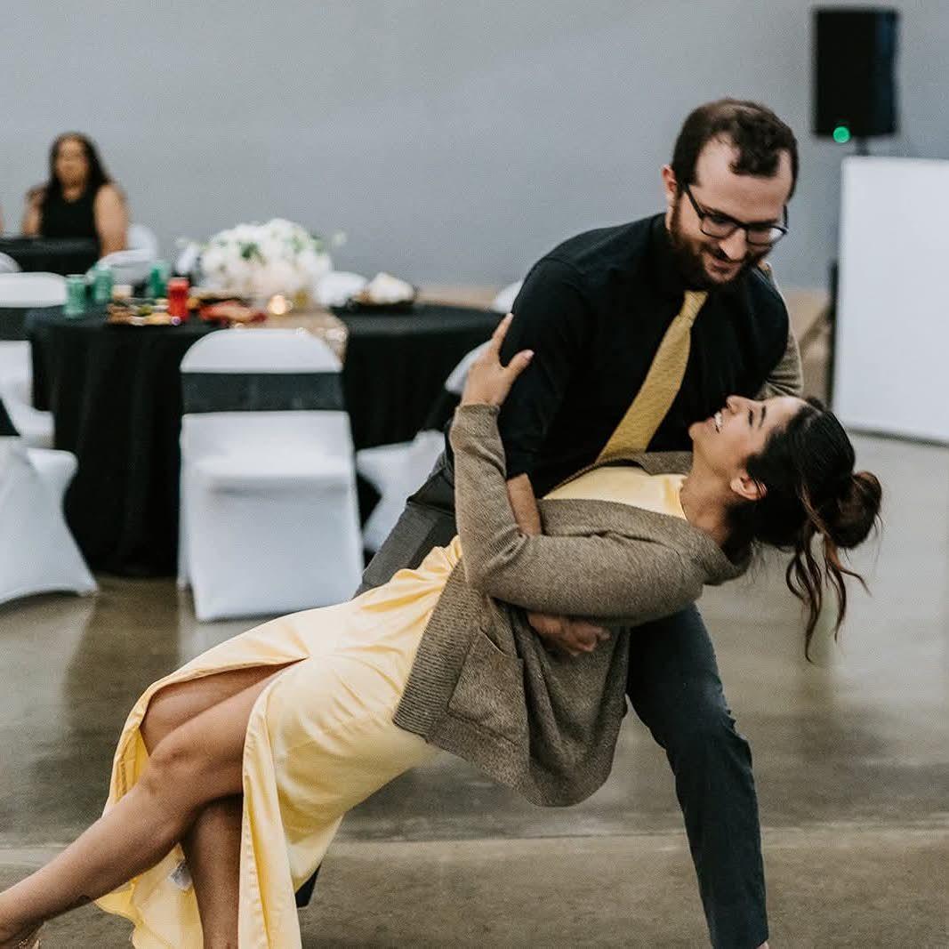 Catch us on the dance floor at all the weddings