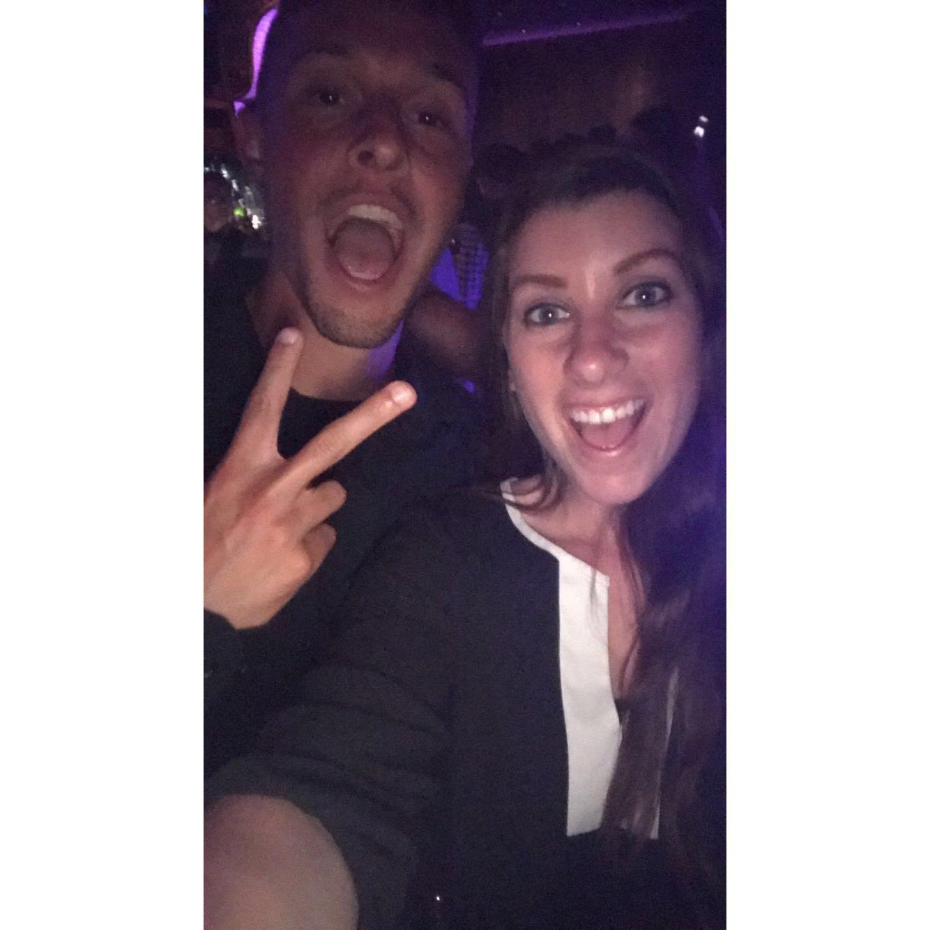 April 2017; the night we met at the House of Blues.