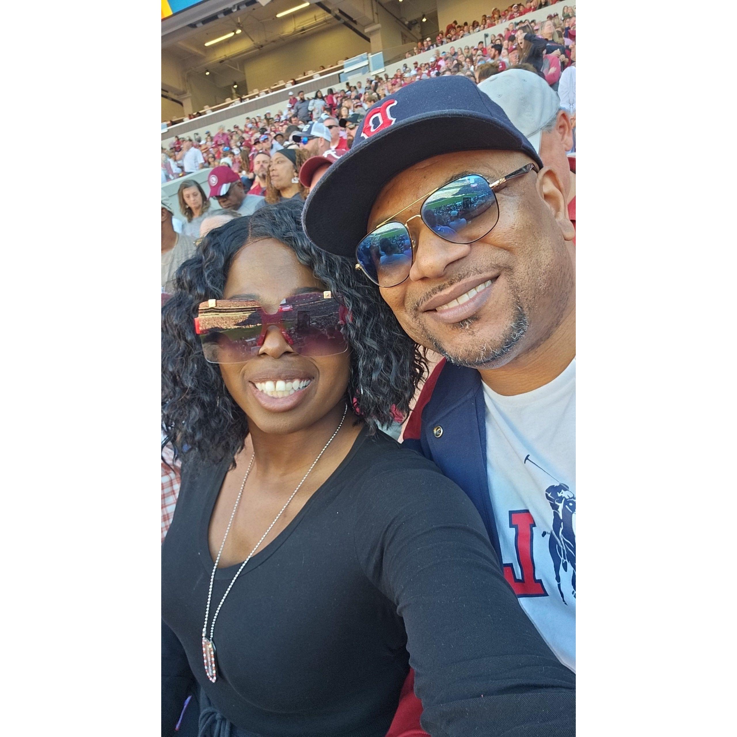 University of Alabama game. Teddy's favorite team !