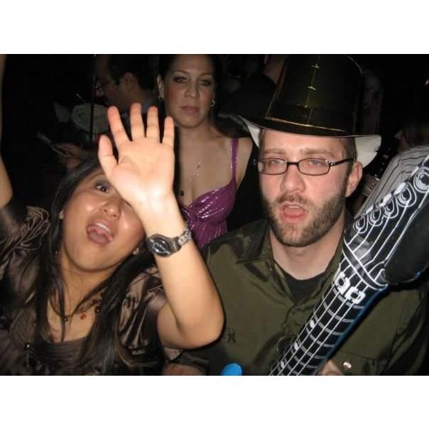 New Years Eve Celebration (December 2007, San Diego, CA) The infamous blow-up guitar solo which won Elsa's heart.