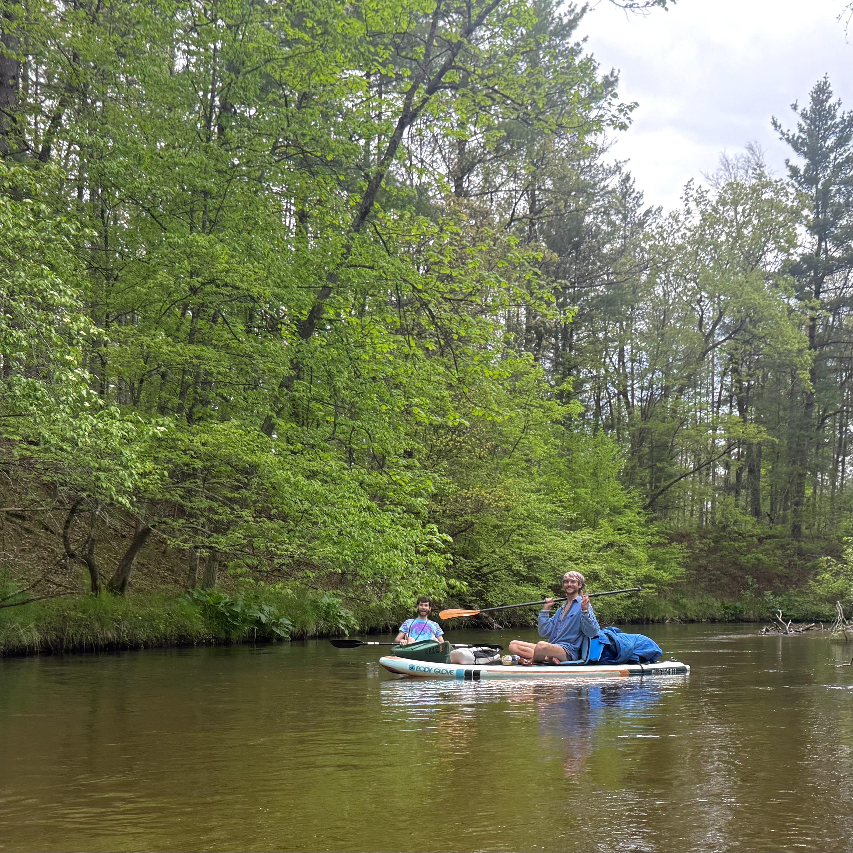 Wandering the Pere Marquette River, May 2025.