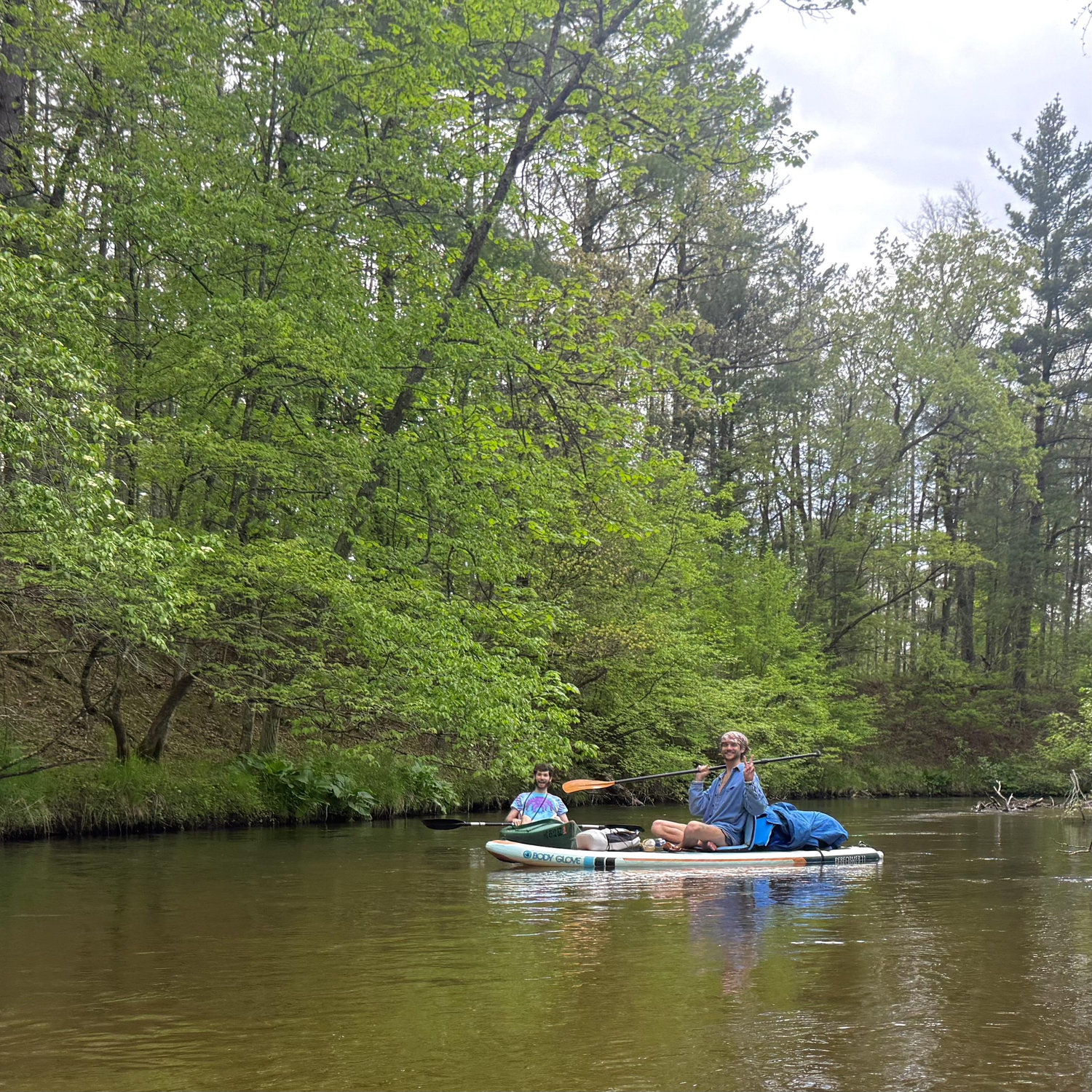 Wandering the Pere Marquette River, May 2025.