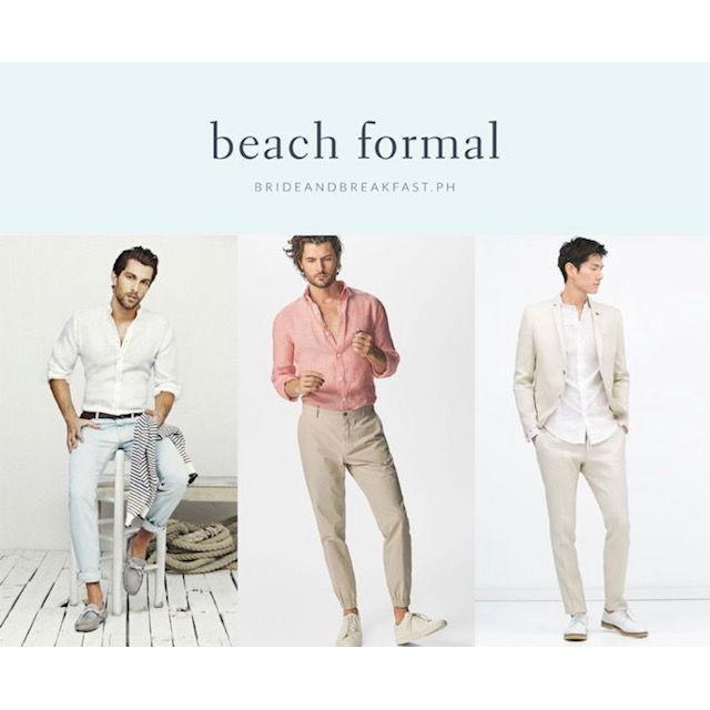Men attire examples 