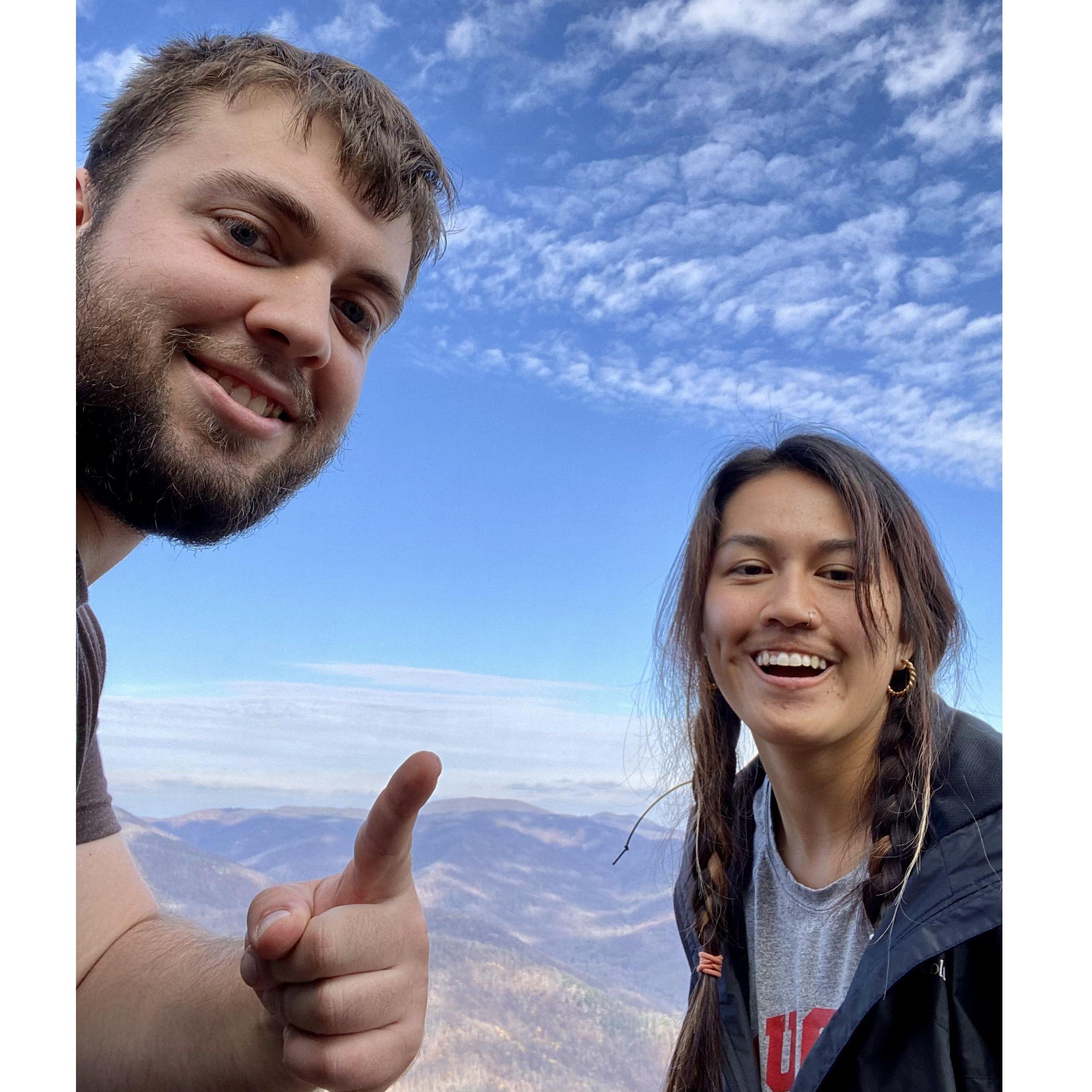 They explored a few hikes in the area! 

Old Rag Mountain Loop, Shenandoah NP