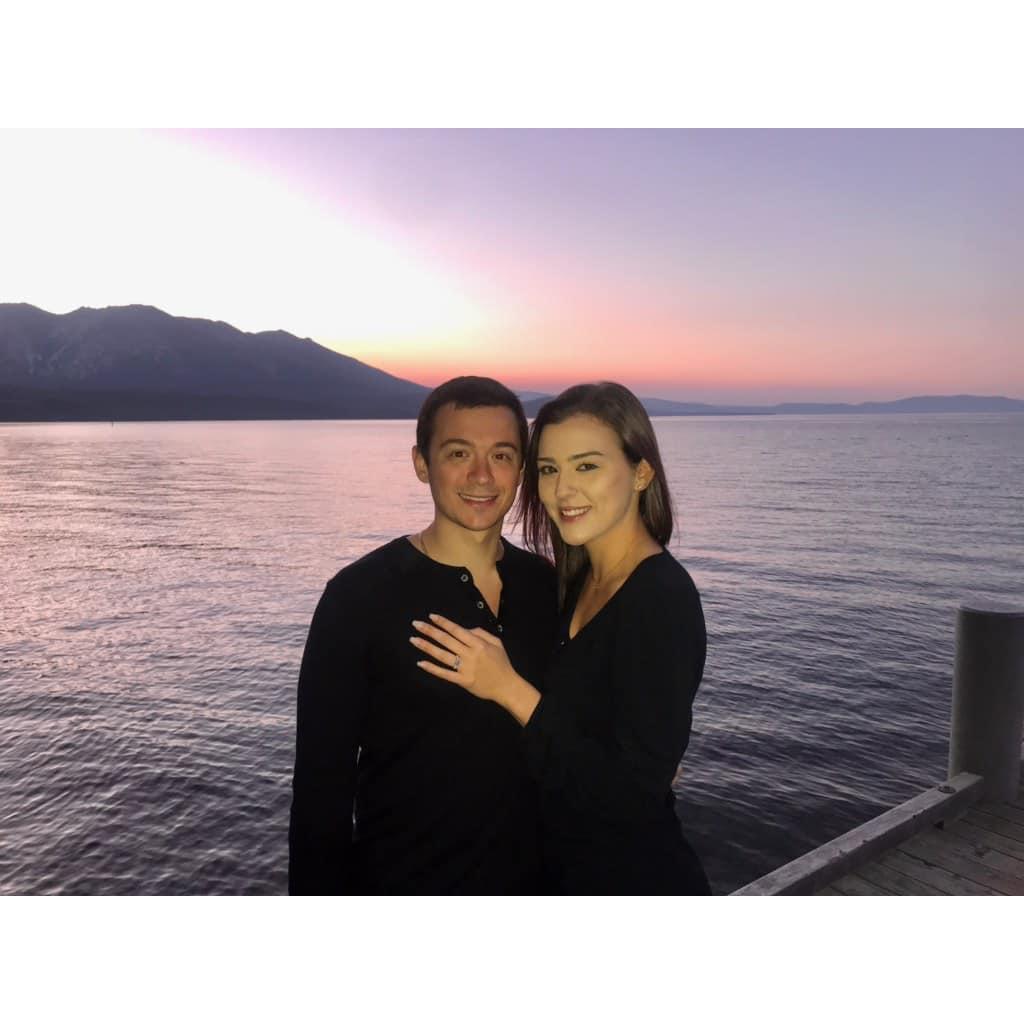 October 1, 2020. Valhalla dock in Lake Tahoe, CA where Lance proposed to me.