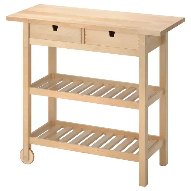 FÖRHÖJAKitchen cart, birch39 3/8x16 7/8 "