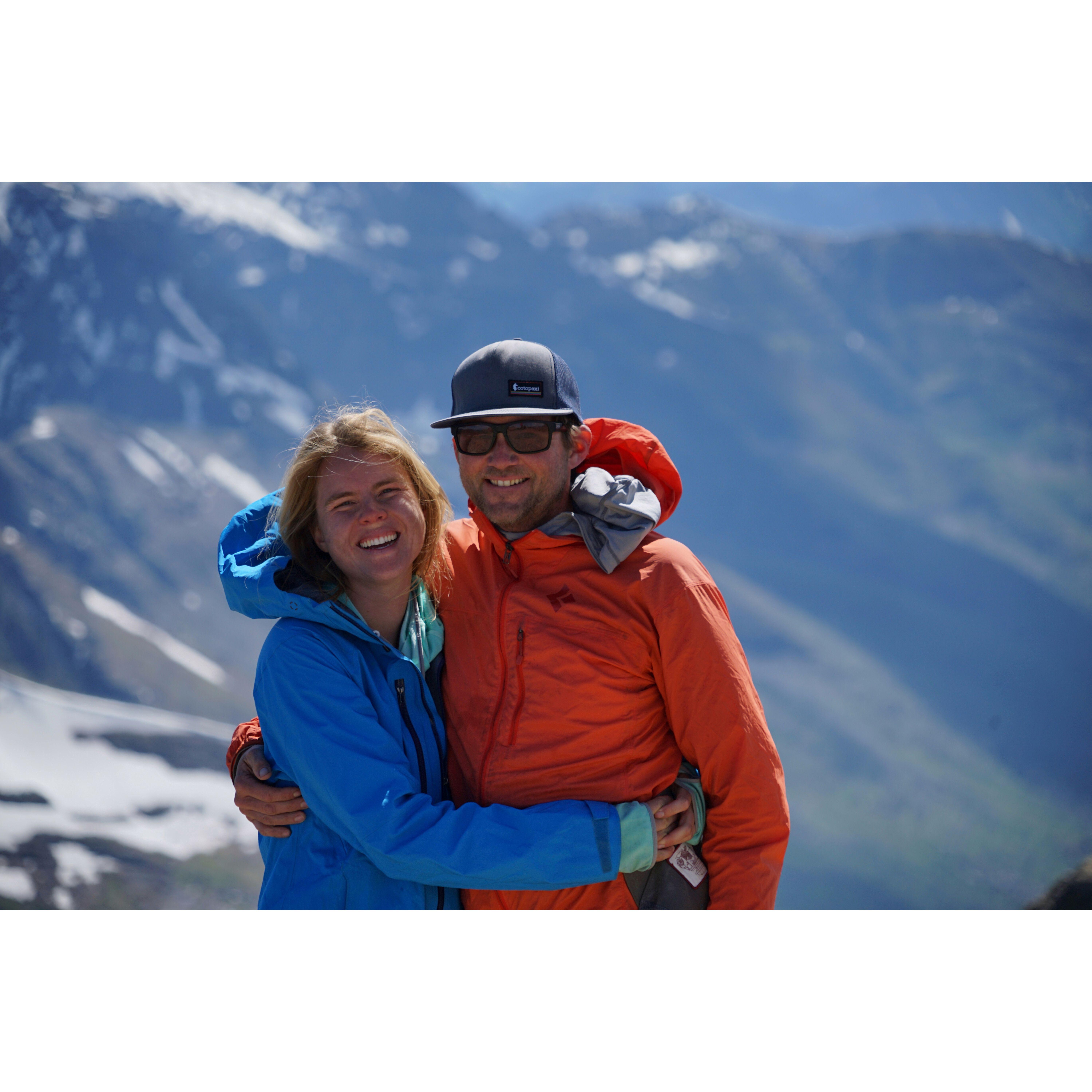 One of our first photos together from our getaway in Montana