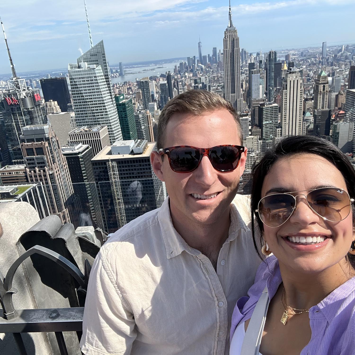 We went to three observatories in New York and it never got old!