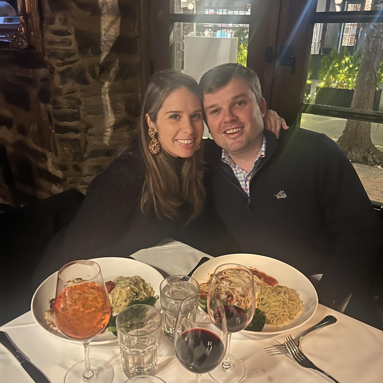 At one of our favorite Alexandria spots — Landini Brothers