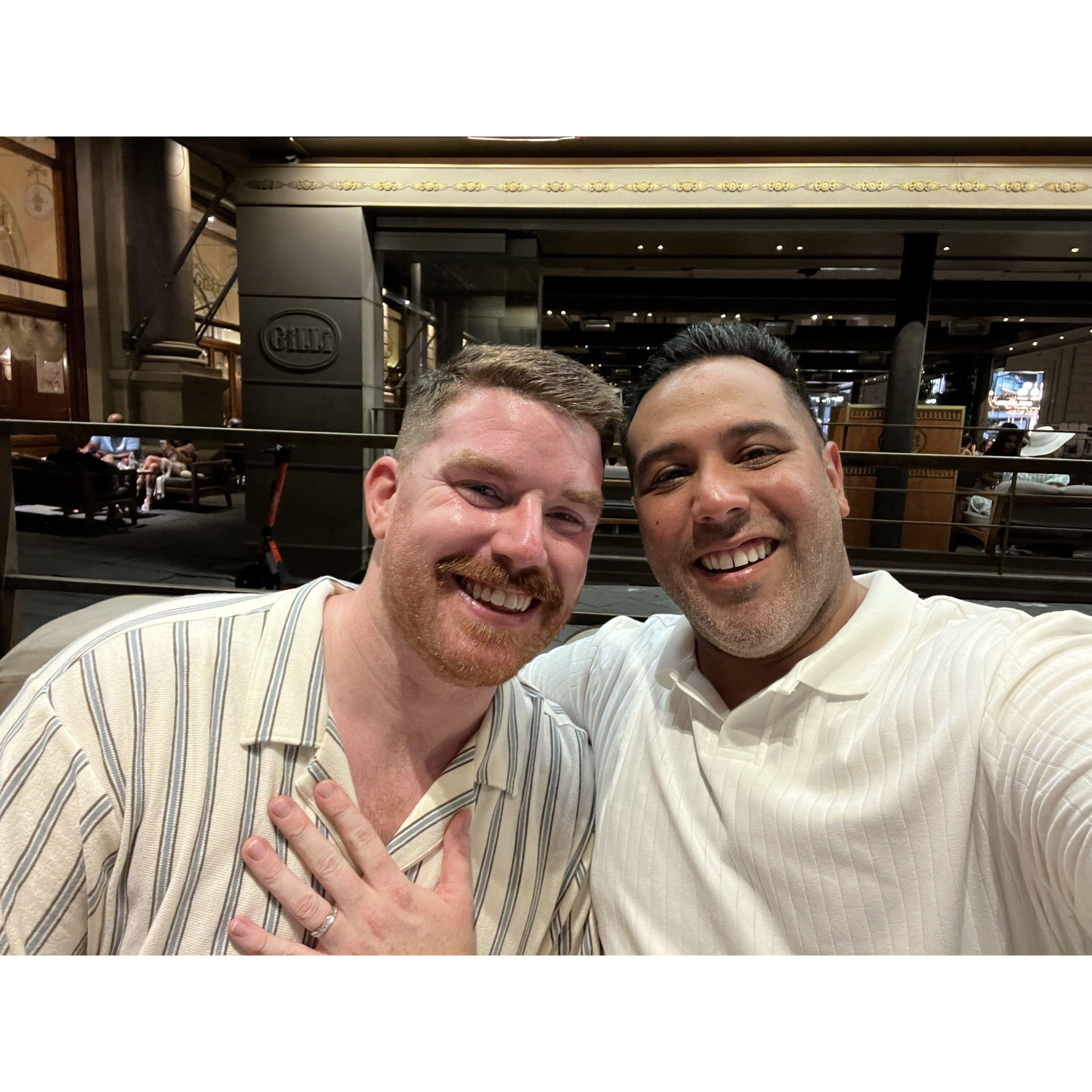 We got engaged!!