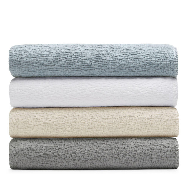 Coyuchi Organic Cotton Cascade Coverlet, Full/Queen
