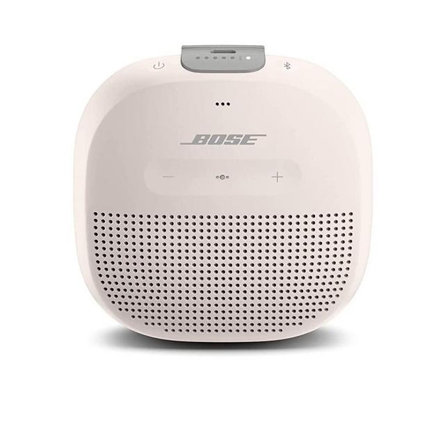 Bose SoundLink Micro Bluetooth Speaker: Small Portable Waterproof Speaker with Microphone, White Smoke