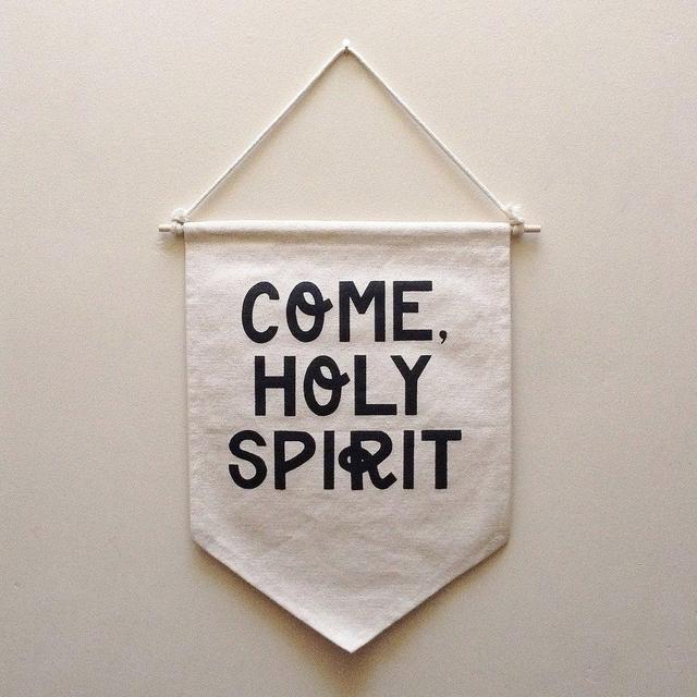 'Come, Holy Spirit' Canvas Banner
