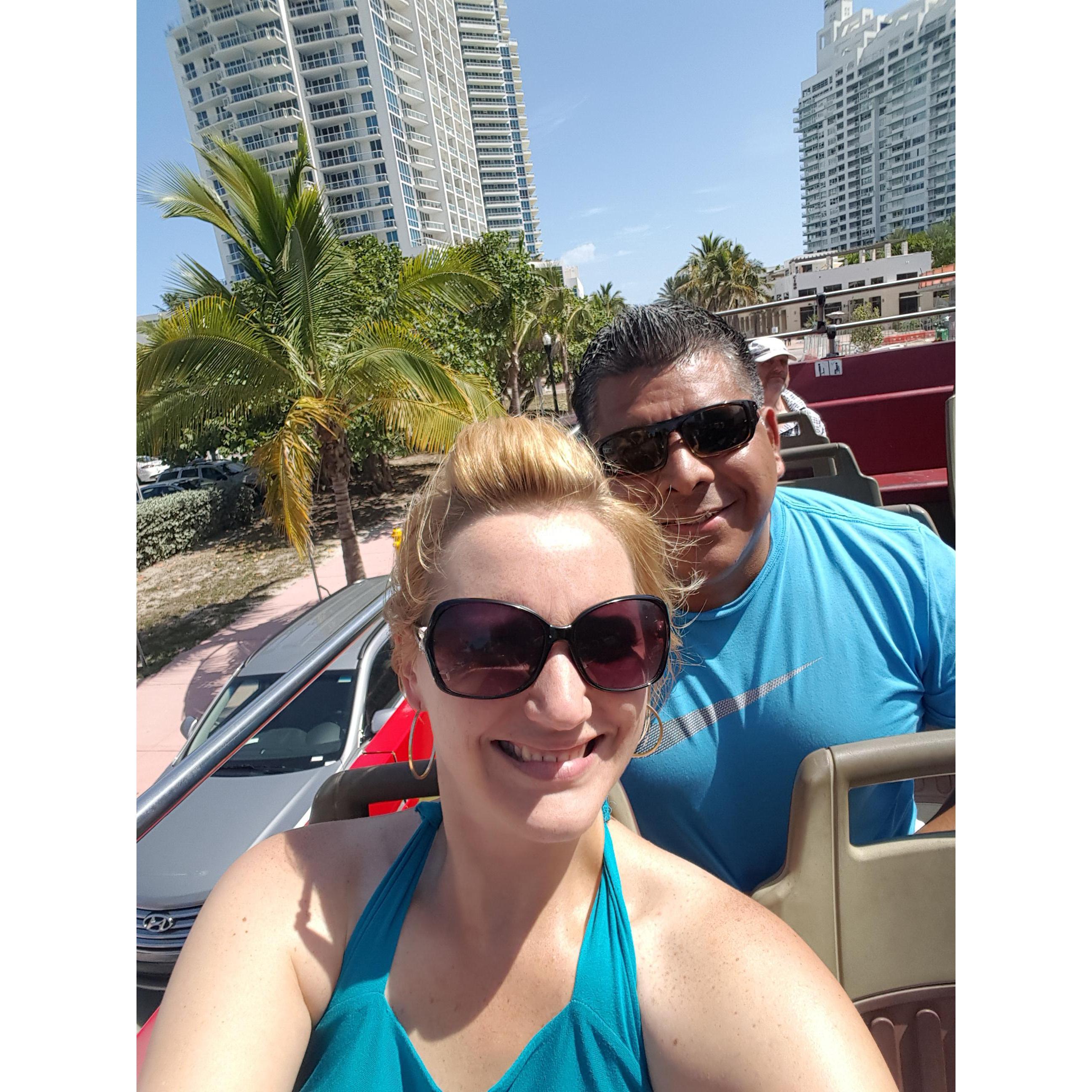 Touring Miami. 2015
