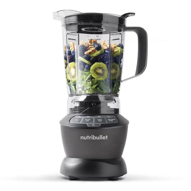 nutribullet Countertop Blender for Shakes, Smoothies, Food Prep, and Frozen Blending, 64 Ounces, 1200 Watt, Dark Gray NBF50400