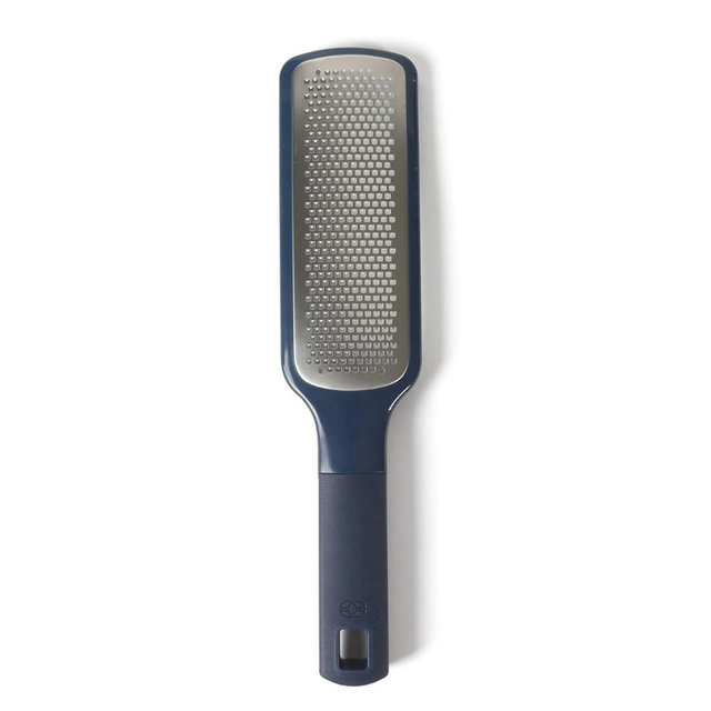 Calphalon Prime Stainless Steel Handheld Cheese Grater W/Cover & Rubber Handle - Navy Blue