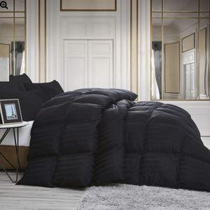 Black Goose Down Comforter - Palatial/Super King Size