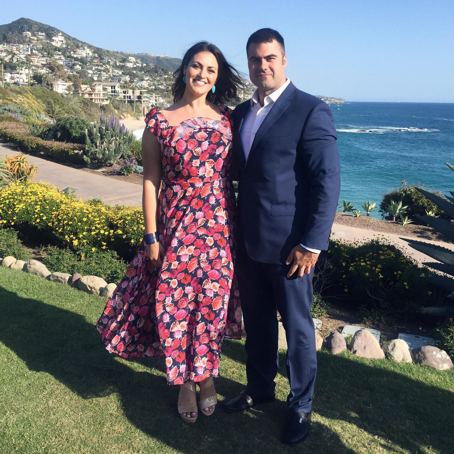 At a friend's wedding in one of our favorite places, LAGUNA BEACH!