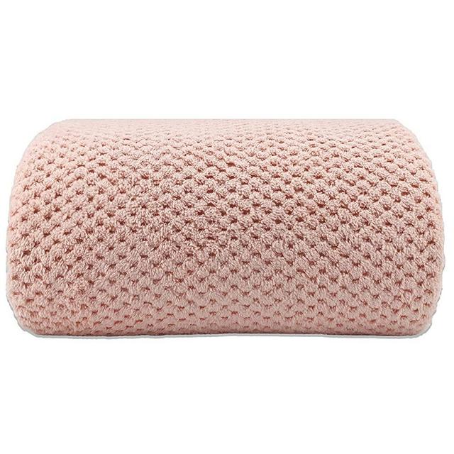 YTYC Towels,39x78 Inch Oversized Bath Sheets Towels for Adults Luxury Bath Towels Extra Large Sets for Bathroom Super Soft Highly Absorbent Microfiber Shower Towels 80% Polyester (Pink,1 Piece)