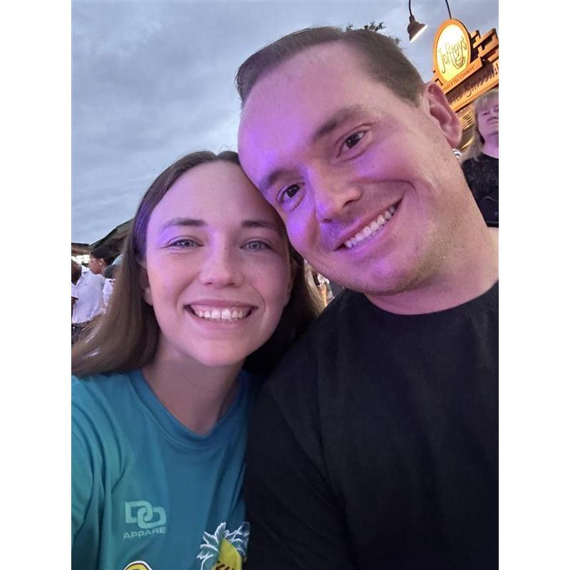 Tim traveled all the way to Florida to watch Emma coach - June 2024