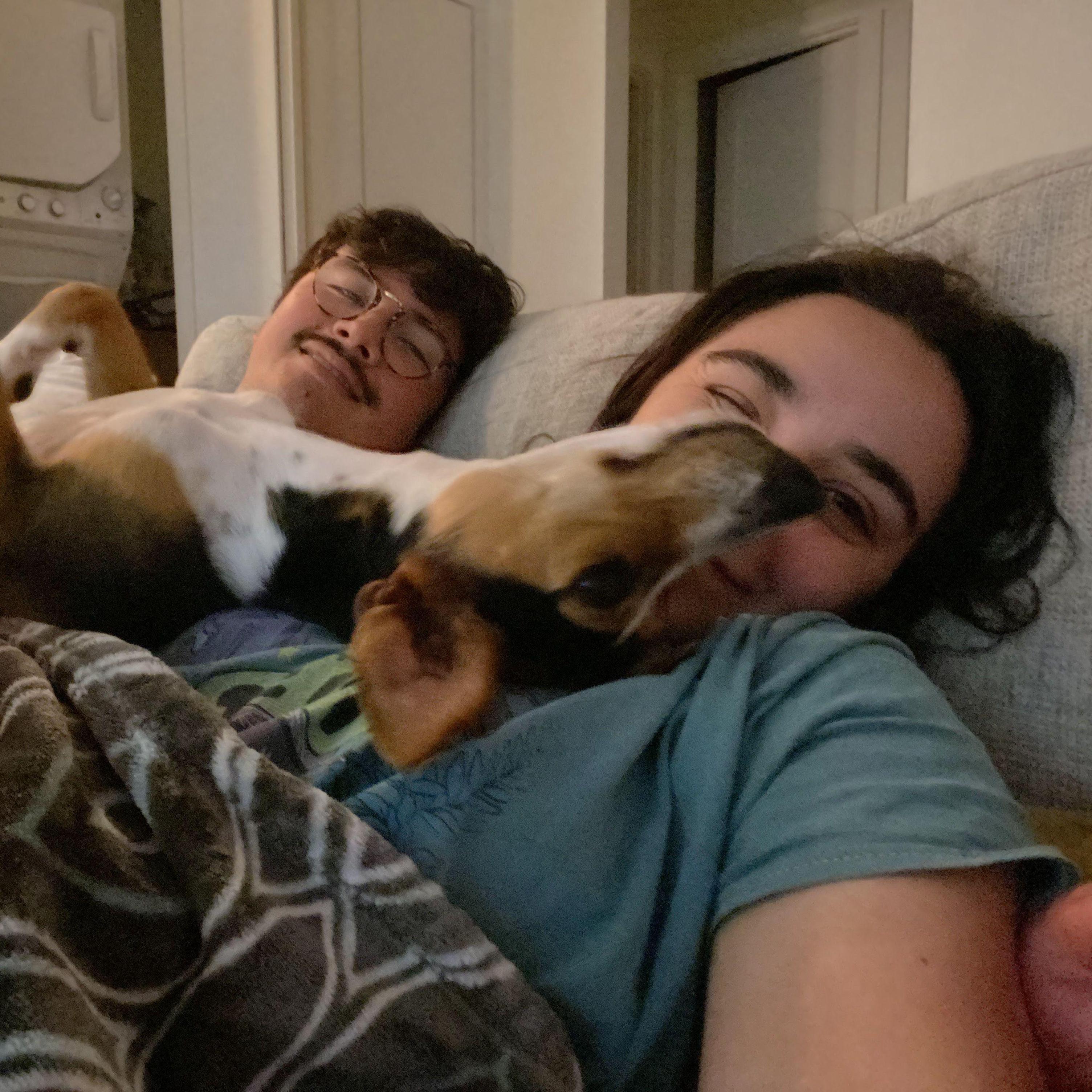 Another family pic, clearly Tulip does whatever she wants, and we let her