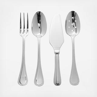 Le Perle Stainless Steel Four Piece Serving Set