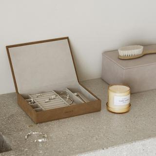 Sahla Faux Suede Jewelry Box