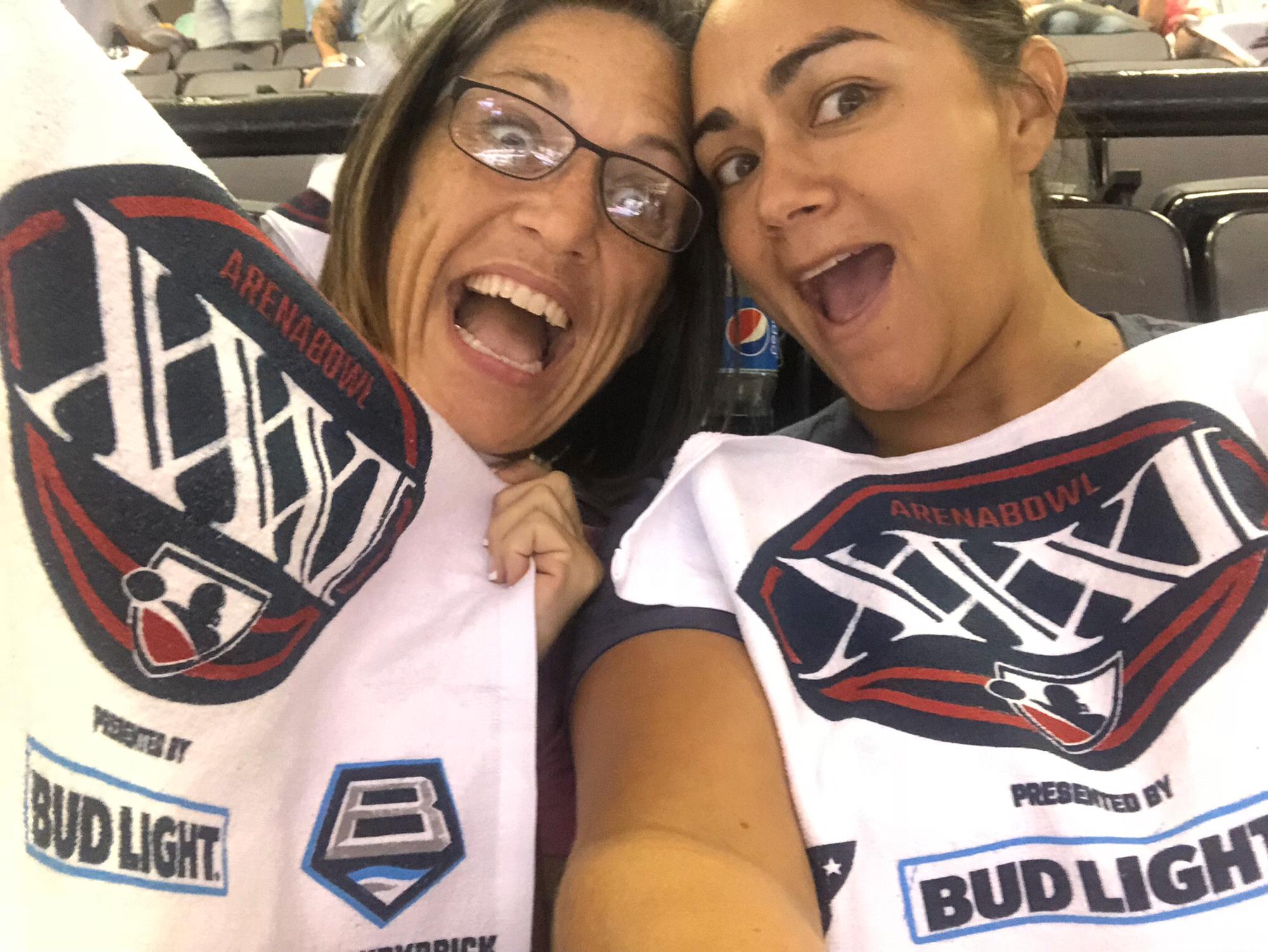 We went to the SUPERBOWL . . . . of Arena Football that is: Washington Valor for the win.