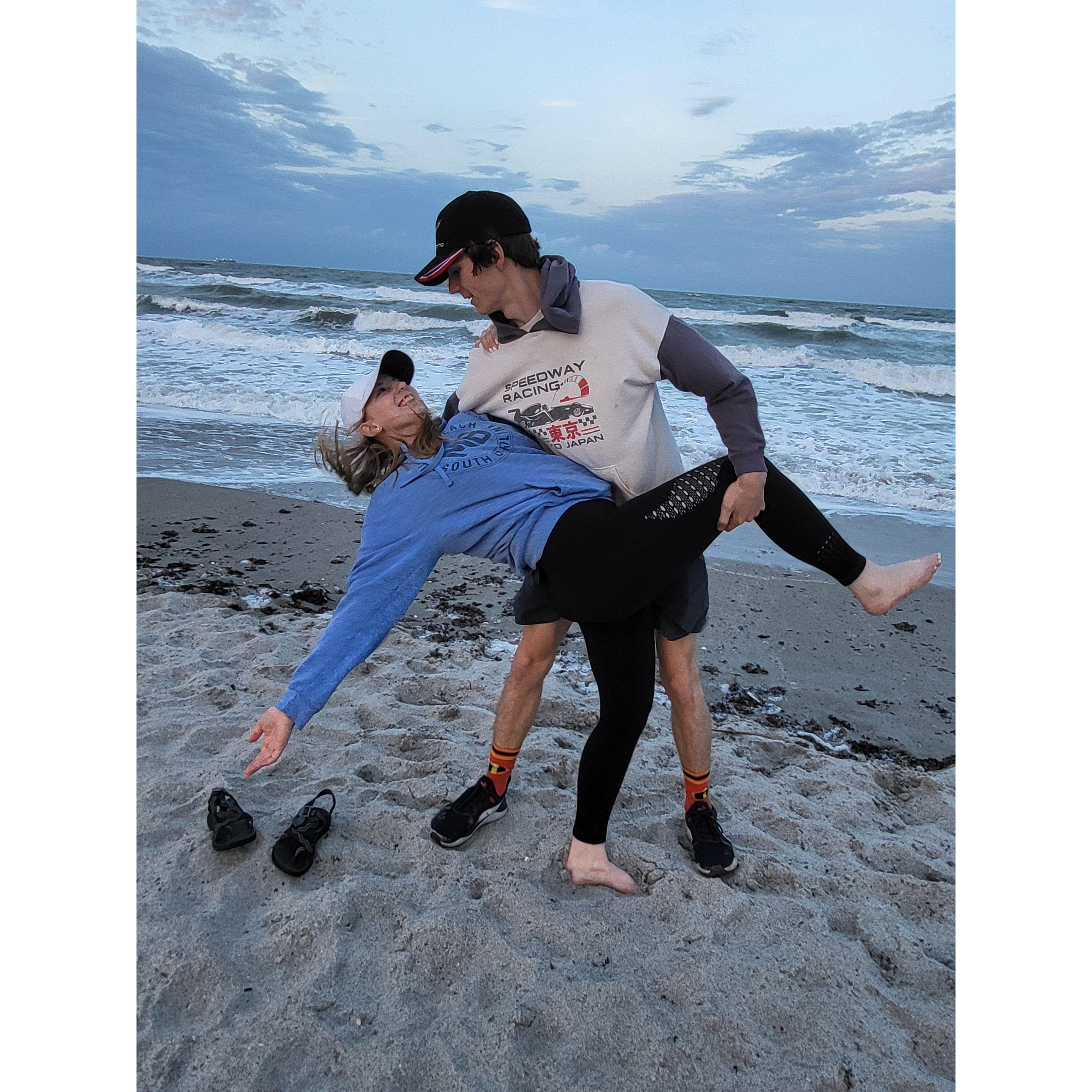 Beautiful Dip on Cocoa Beach.