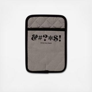 Expletive Printed Pot Holder