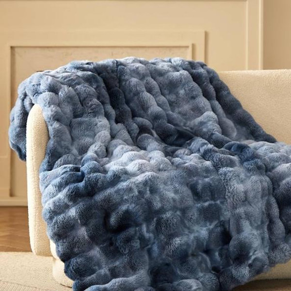 50x70 in, Tye-dye Blue, Weighted Throw Blanket