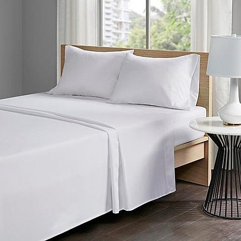 Sleep Philosophy COPPER TOUCH™ Copper-Infused Full Sheet Set in White