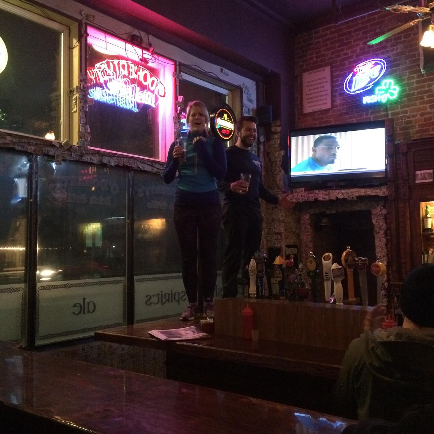 O’Doherty’s Irish Grille (same bar David proposed to Allison on 9 years later) - November 2014
