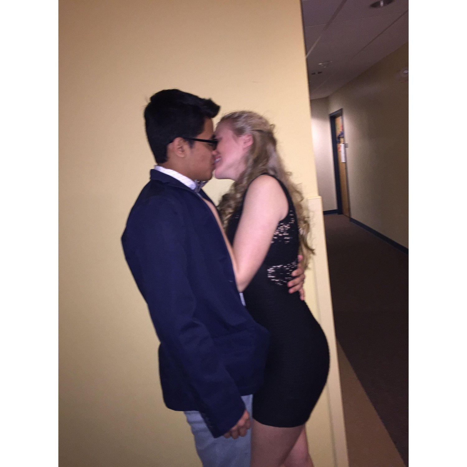 Spring 2016: Celebrating semi formal at UNE