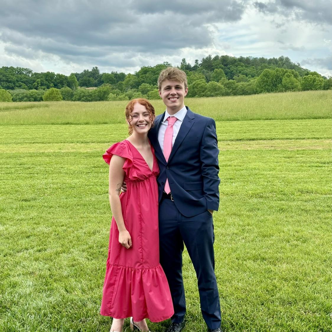 Celebrating at Adam and Hope's wedding!