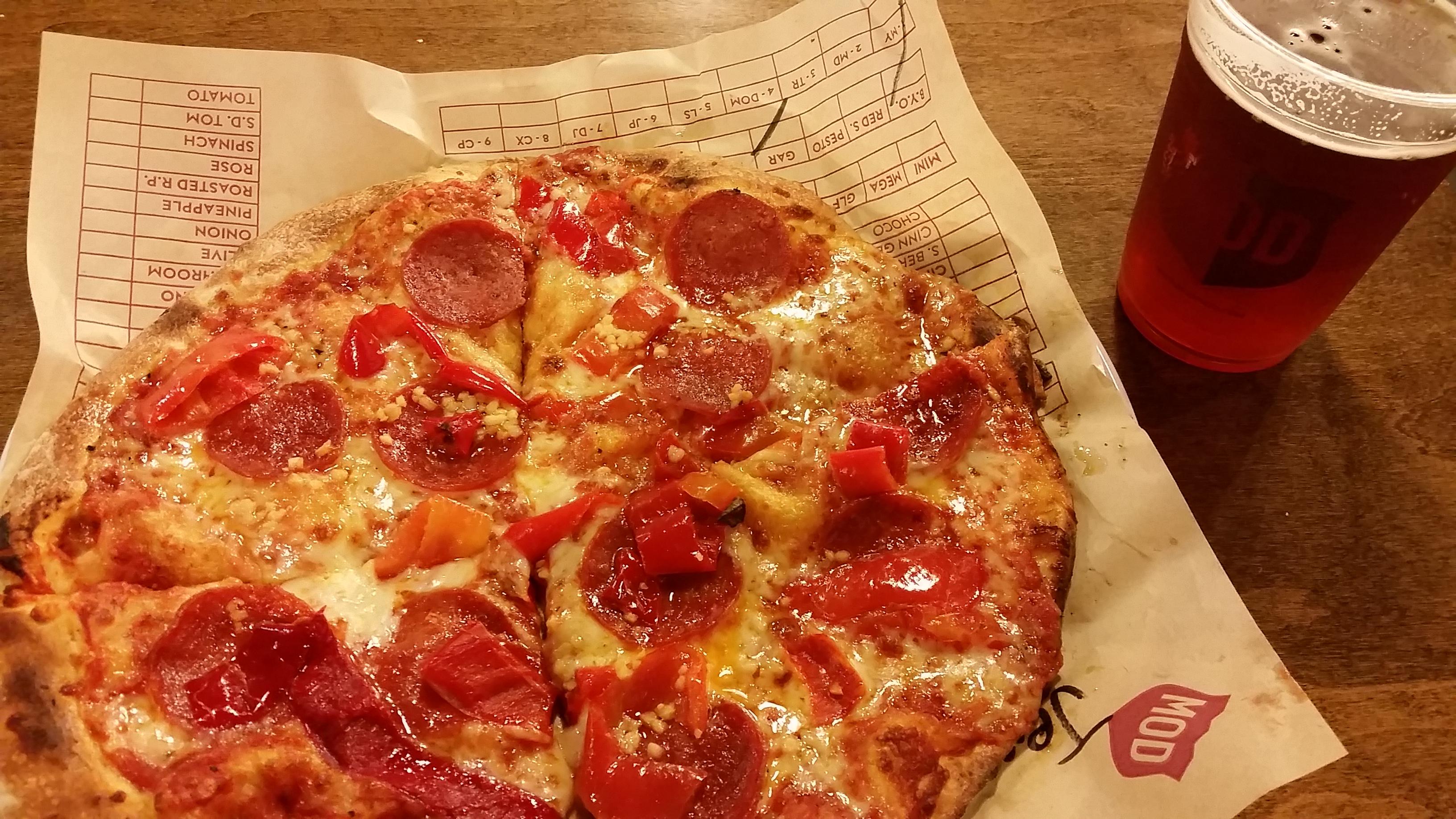 Our favorite food.  
We could eat pizza every day.