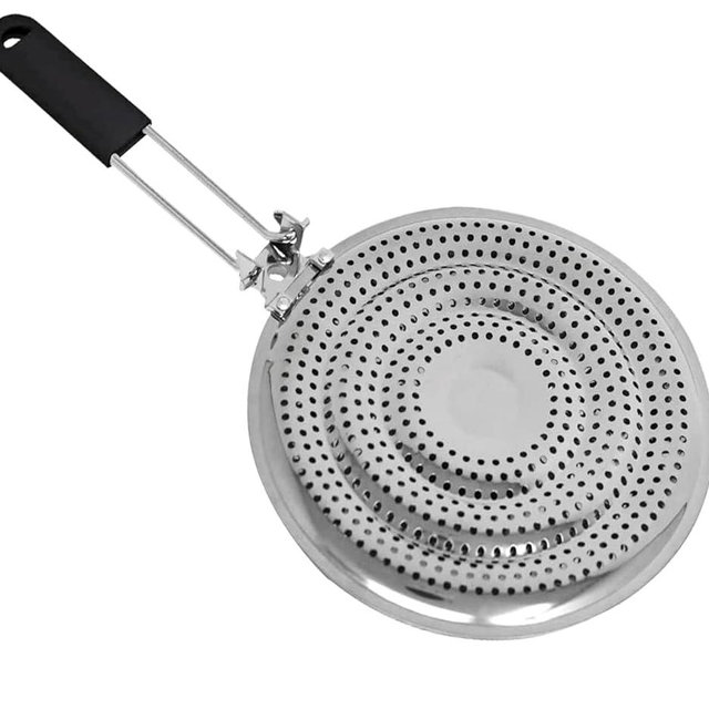 BNYD Heat Diffuser Plate for Gas & Electric Stove – Simmer Ring & Flame Reducer for Even Heat Distribution, Scorch Prevention & Slow Cooking