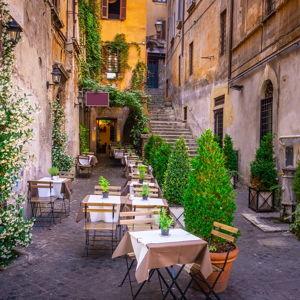 Dinner in Trastevere!