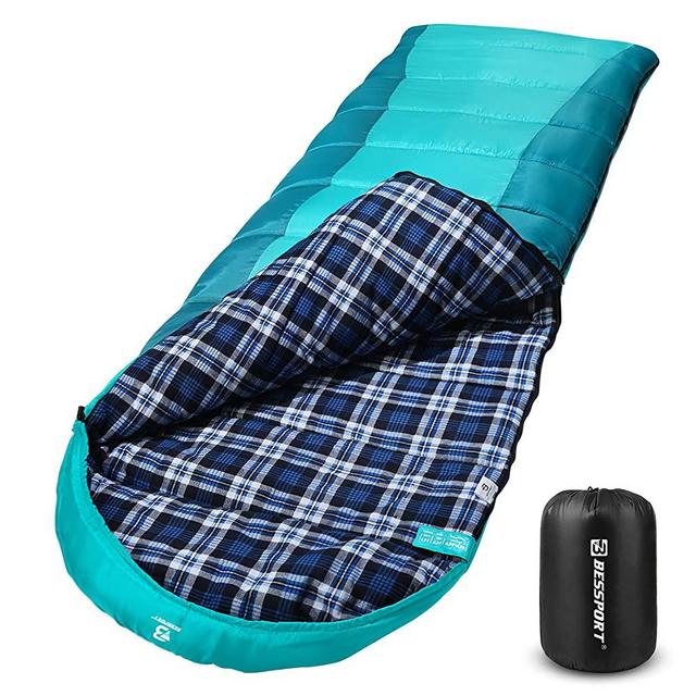 Bessport Sleeping Bag Winter | 32℉/0℃ Extreme 3-4 Season Warm & Cool Weather Adult Sleeping Bags Large | Lightweight, Waterproof for Camping, Backpacking, Hiking