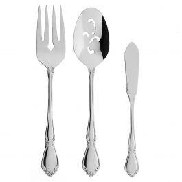 Chateau 3 Piece Fine Flatware Serving Set