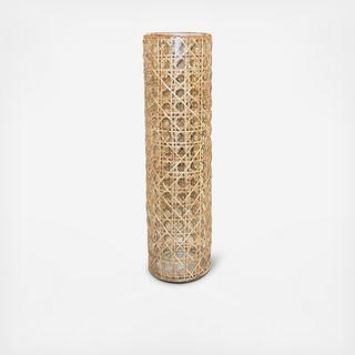 Rattan Weave Cane Vase