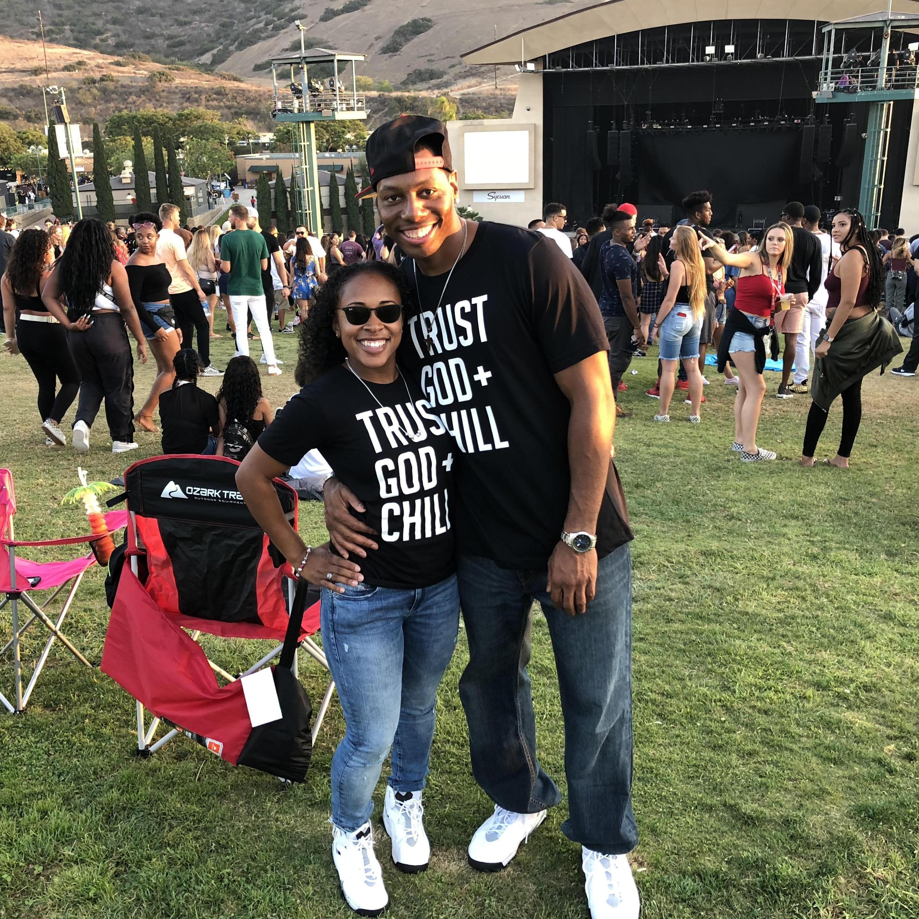 Surprise concert from Shanita to see Chris Brown!