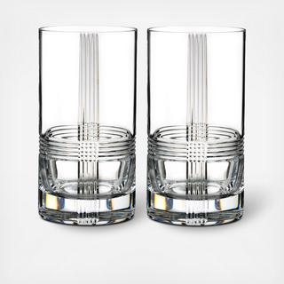 Fan Club Highball Glass, Set of 2