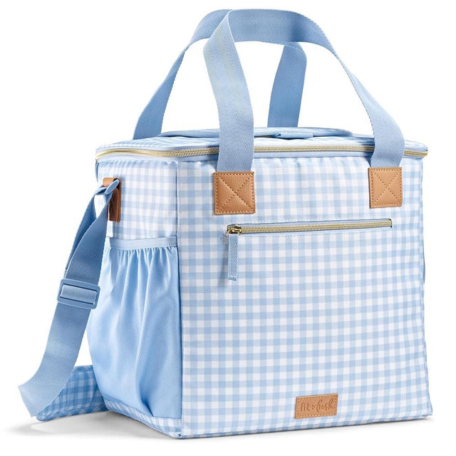 Fit & Fresh, 24-Can Soft Cooler Bag Insulated Leak Proof, Portable Soft Cooler, Large Cooler, Soft Sided Cooler Bag, Travel Cooler