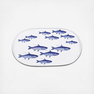 School of Fish Large Oval Platter